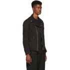 Comme des Garcons Homme Black Twill Motorcycle Jacket
