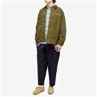 Human Made Men's Duck Coverall Jacket in Olive Drab