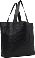 Y-3 Black 'Y-3' Leather Tote