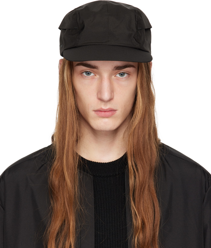 Photo: Norse Projects ARKTISK Black 3-Layer 4-Panel Cap