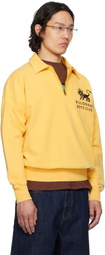 Billionaire Boys Club Yellow Lion Quarter Zip Sweatshirt