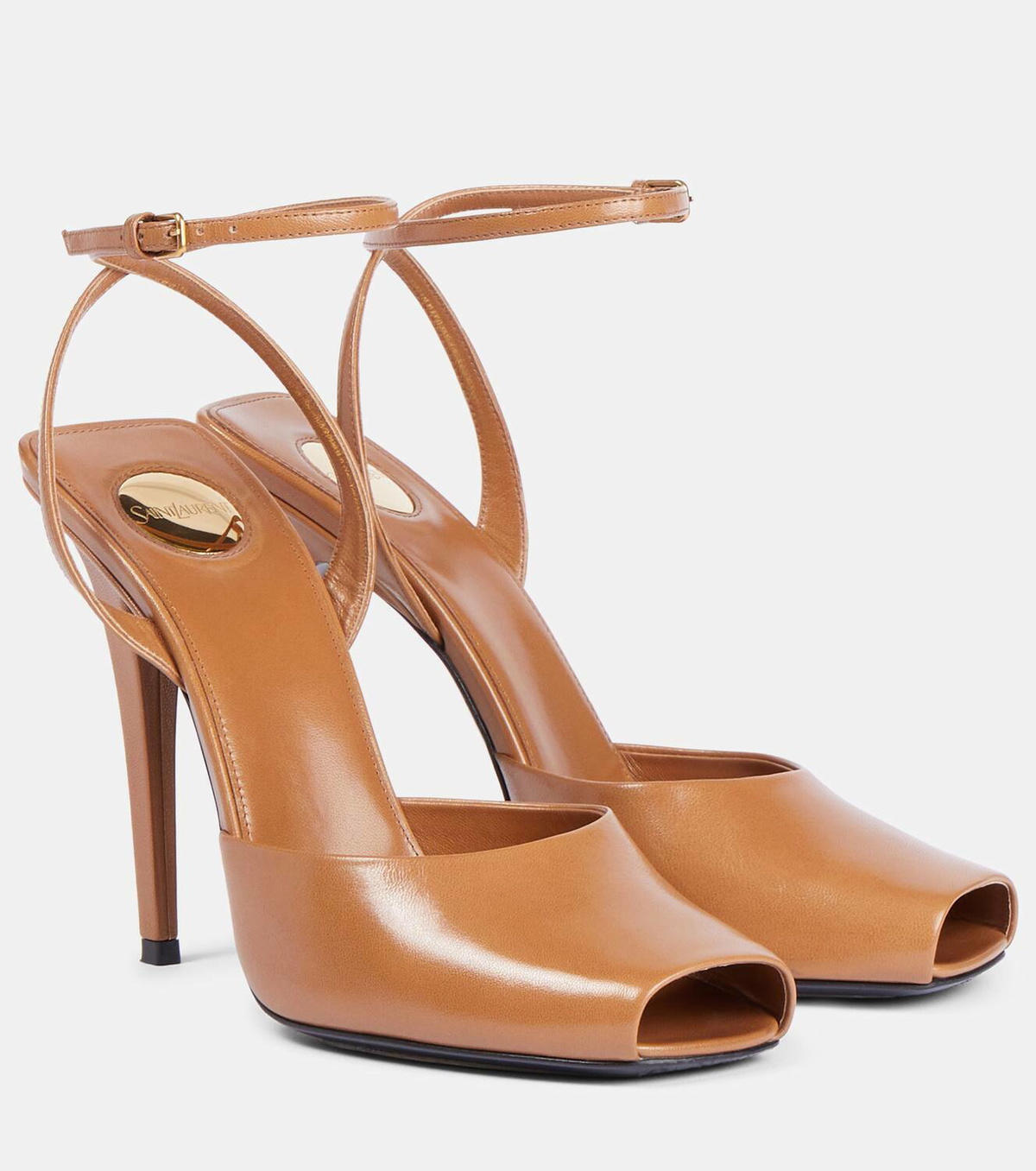 Saint Laurent La Scandale 110 leather sandals Saint Laurent Saint Laurent La Scandale 110 leather sandals Saint Laurent