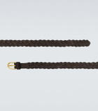 Lardini Braided suede belt