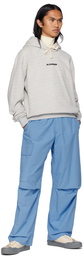 Jil Sander Blue Relaxed Trousers