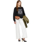 Loewe Black Embroidered Anagram Sweatshirt