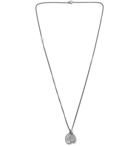 M.Cohen - Sterling Silver Diamond Necklace - Silver