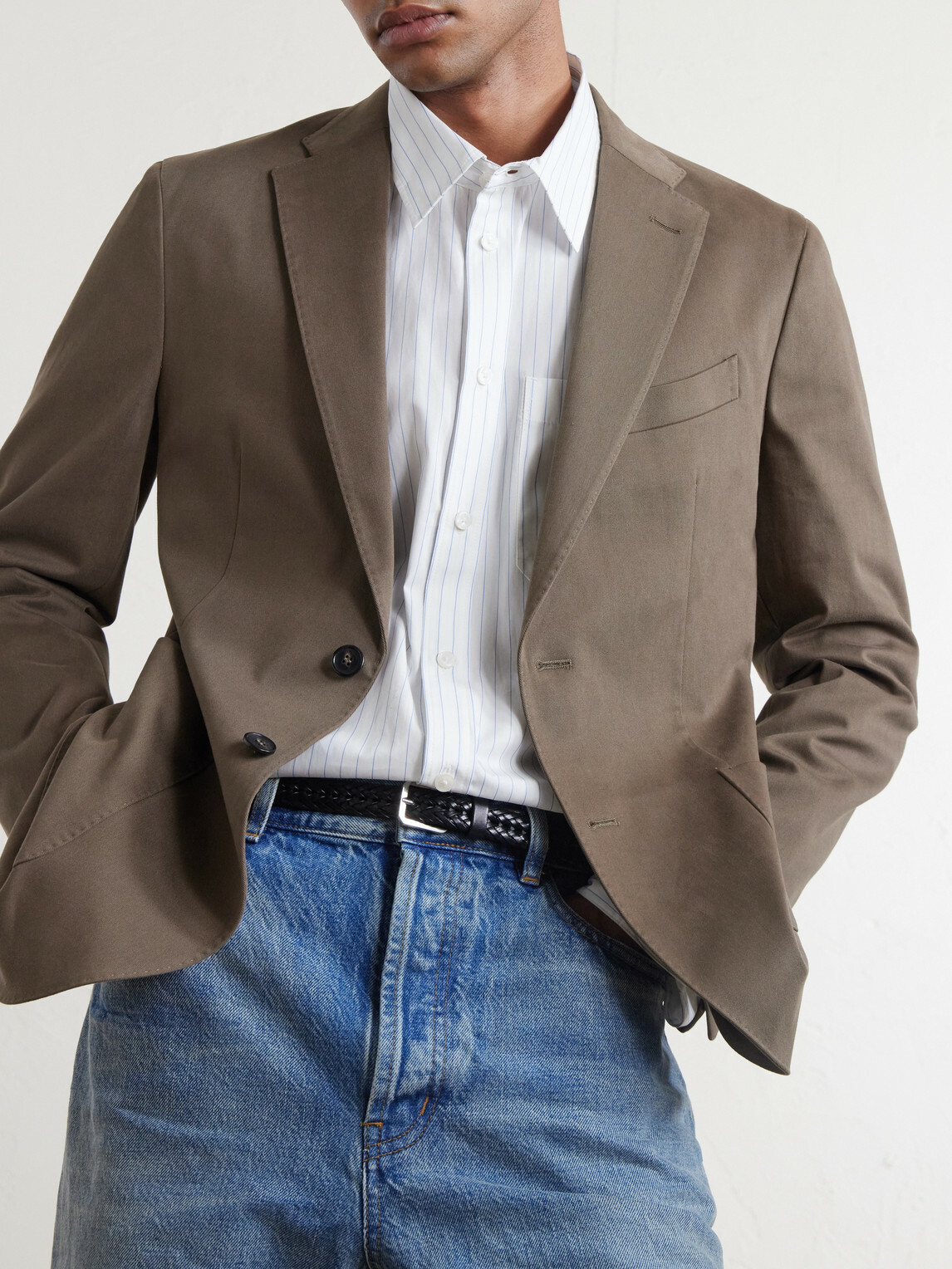 Slowear - Stretch-Cotton Gabardine Blazer - Brown