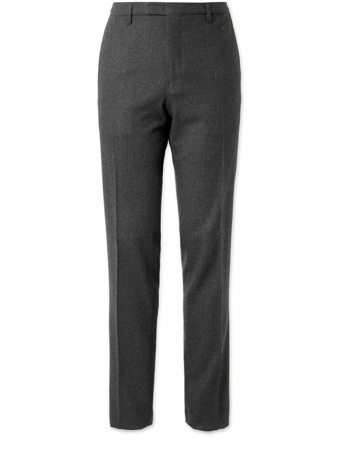 Boglioli - Straight-Leg Wool-Flannel Suit Trousers - Gray Boglioli