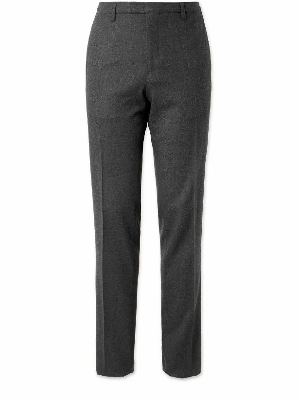 Photo: Boglioli - Straight-Leg Wool-Flannel Suit Trousers - Gray