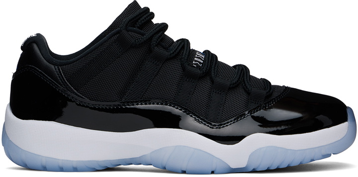 Photo: Nike Jordan Black Air Jordan 11 Low Sneakers