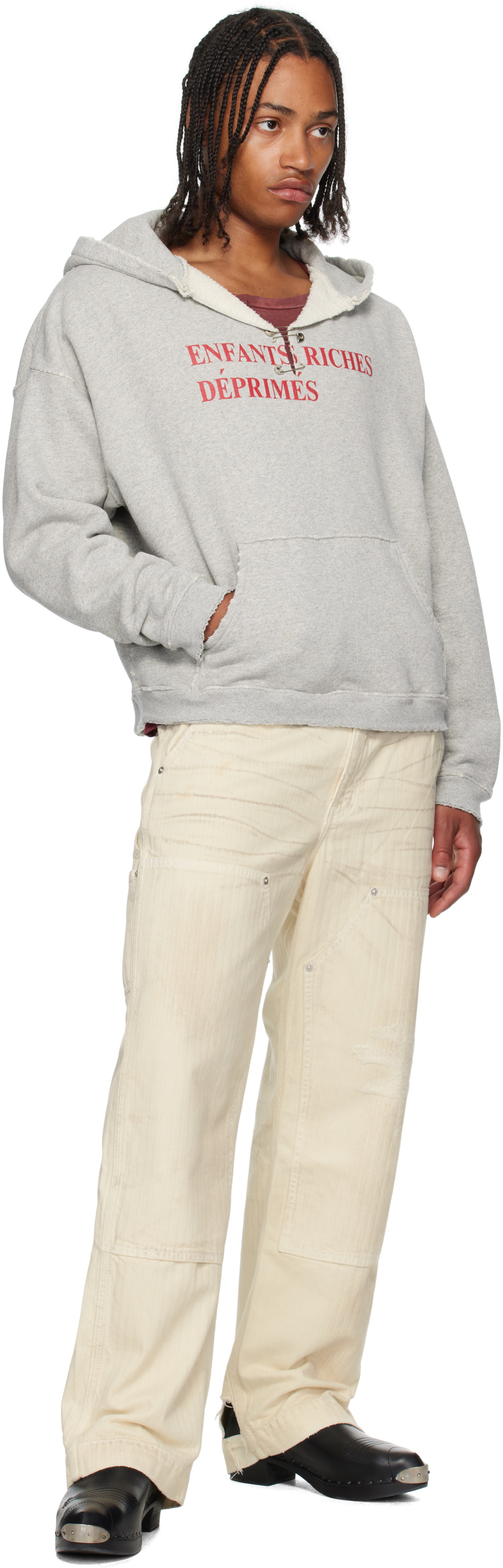 Enfants Riches Déprimés グレー Classic ロゴ CLASSIC LOGO HOODIE — Enfants Richés Deprimes