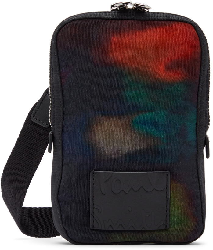 Photo: Paul Smith Multicolor Ink Spill Messenger Bag