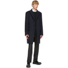 Acne Studios Navy Wool Coat