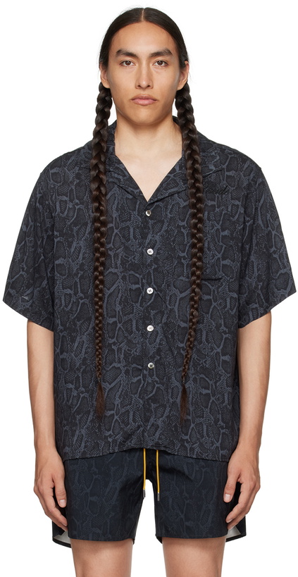 Photo: Rhude Black Snake Shirt