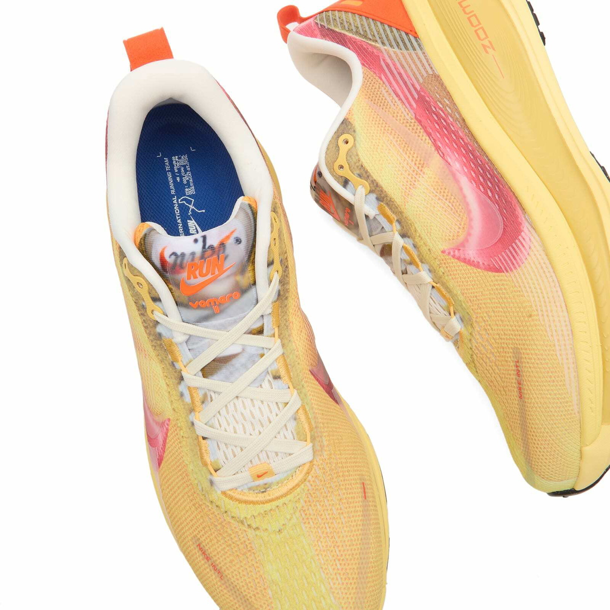 Nike Men's Running Vomero 18 Se Sneaker in Clear/Vivid Sulfur