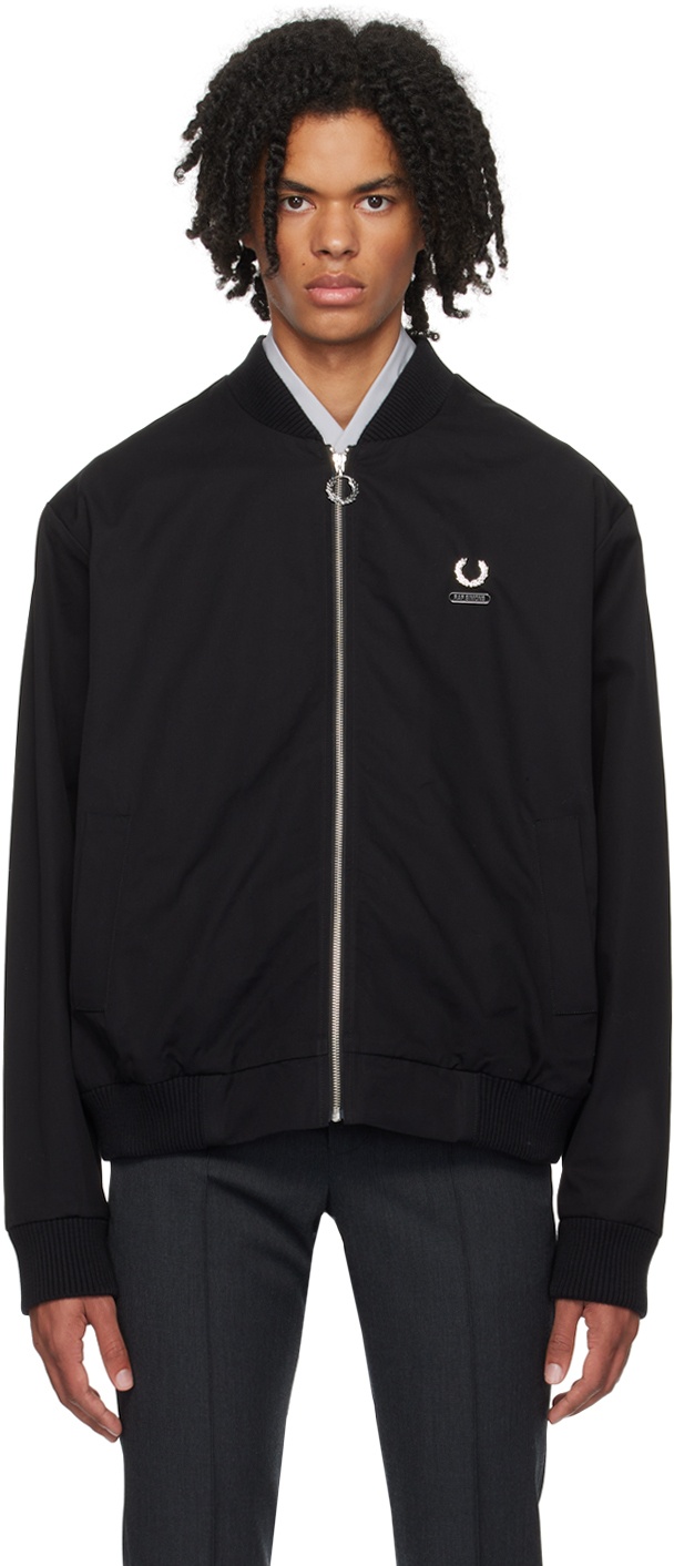 Photo: Raf Simons Black Fred Perry Edition Bomber Jacket
