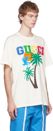 Gucci White Printed T-Shirt