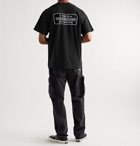 Neighborhood - Bar & Shield Logo-Print Cotton-Jersey T-Shirt - Black