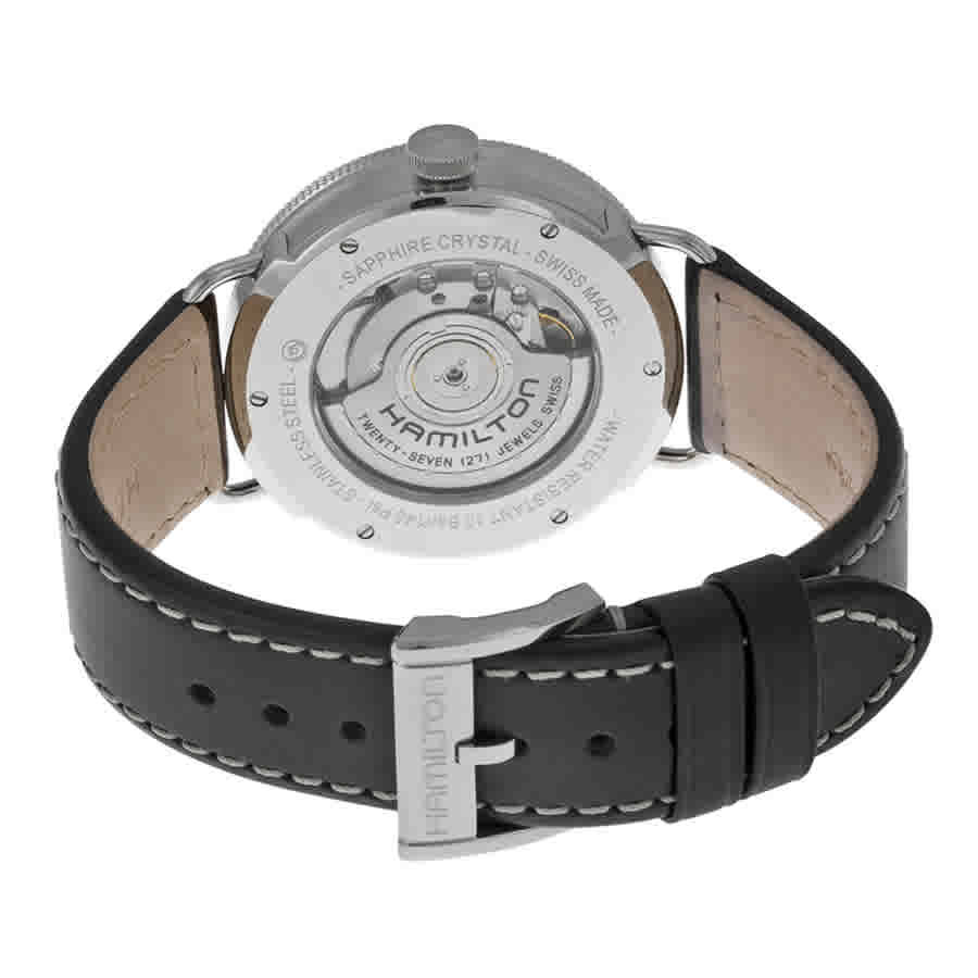 Hamilton Khaki Navy Pioneer Automatic Black Dial Mens Watch H78415733