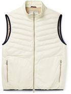 BRUNELLO CUCINELLI - Quilted Shell Down Gilet - Neutrals