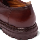 Officine Creative - Burnished-Leather Derby Shoes - Burgundy