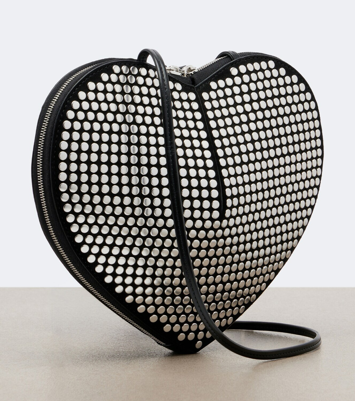 Alaïa Le Cœur studded leather shoulder bag