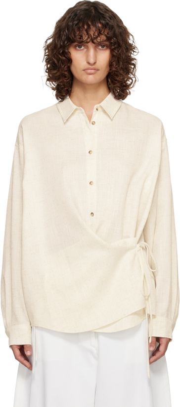 Photo: LE17SEPTEMBRE Off-White Side Twisted Shirt