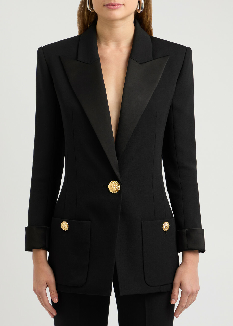 【関税&送料込】Balmain Black Wool Blazer 20469982_50453461_600.jpg