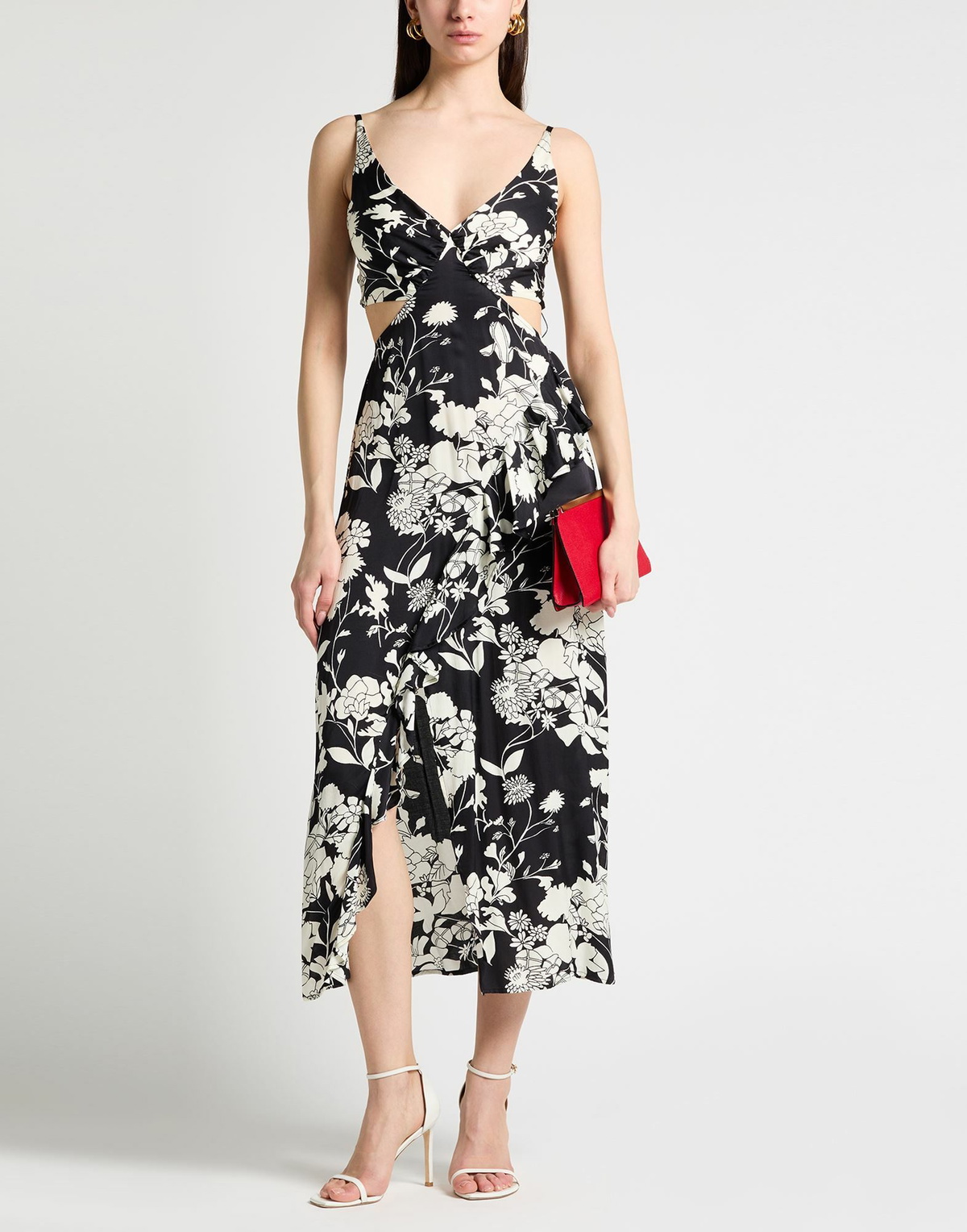 Maje Womens Maxi dress in Black