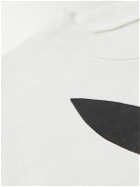 KAPITAL - Coneybowy Moon Printed Cotton-Jersey Sweatshirt - White
