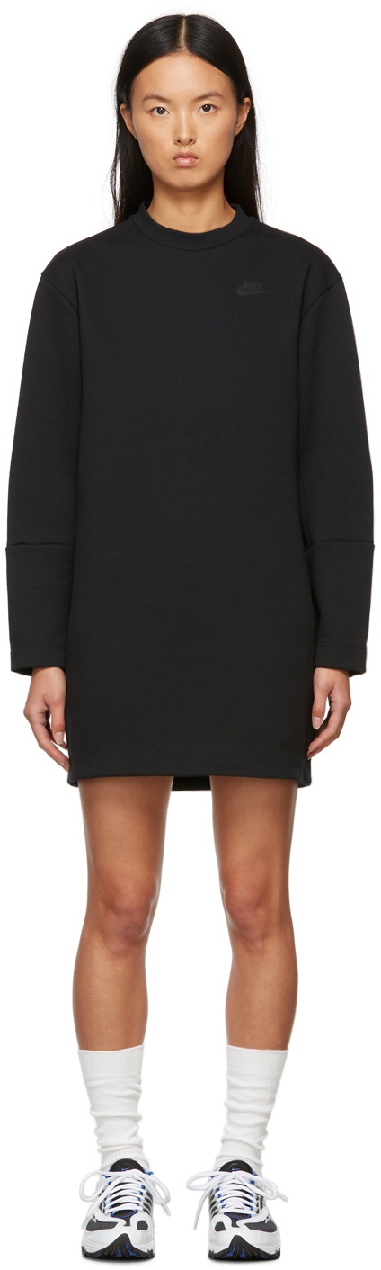 market & spruce brigitte knit dress Baltic Born Womens Birgitta Ribbed Sweater Dress | Black + Gold main image 0