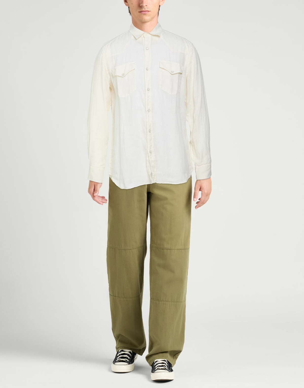Mc2 Saint Barth Mens Shirt Ivory