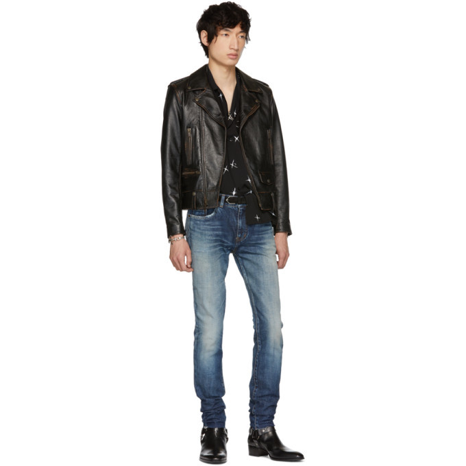 Saint Laurent Black Star Shirt Saint Laurent