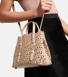 Alaïa Le Mina 20 Vienne Wave leather tote bag