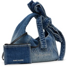 Marc Jacobs Blue 'The Bow Denim Mini Sack' Bag