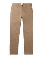 MR P. - Slim-Fit Stretch-Cotton Twill Chinos - Brown - UK/US 28