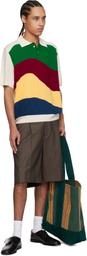 Glass Cypress SSENSE Exclusive Multicolor Knit Polo