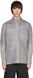 UNIFORME Grey Oversized ECONYL® Shirt