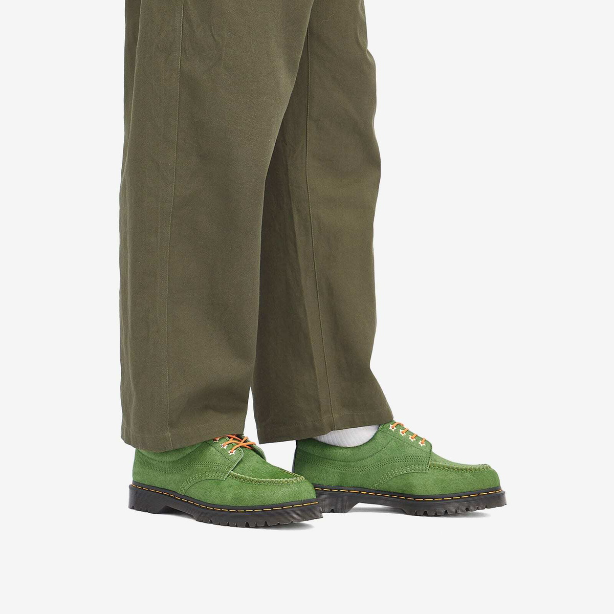 Dr. Martens Men's x Awake Lowell Shoe in Vibrant Green Hair Dr. Martens Men's x Awake Lowell Shoe in Vibrant Green Hair