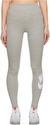 Nike Gray Sportswear Essential Leggings