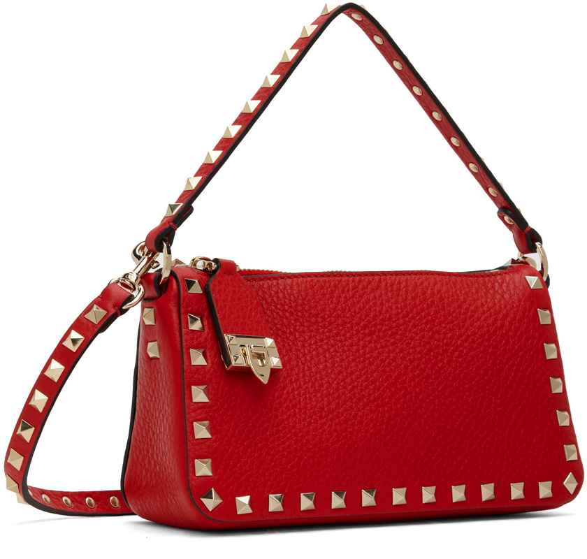 Red studded valentino bag sale