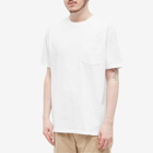Beams Plus Men's 2 Pack Pocket T-Shirt in White