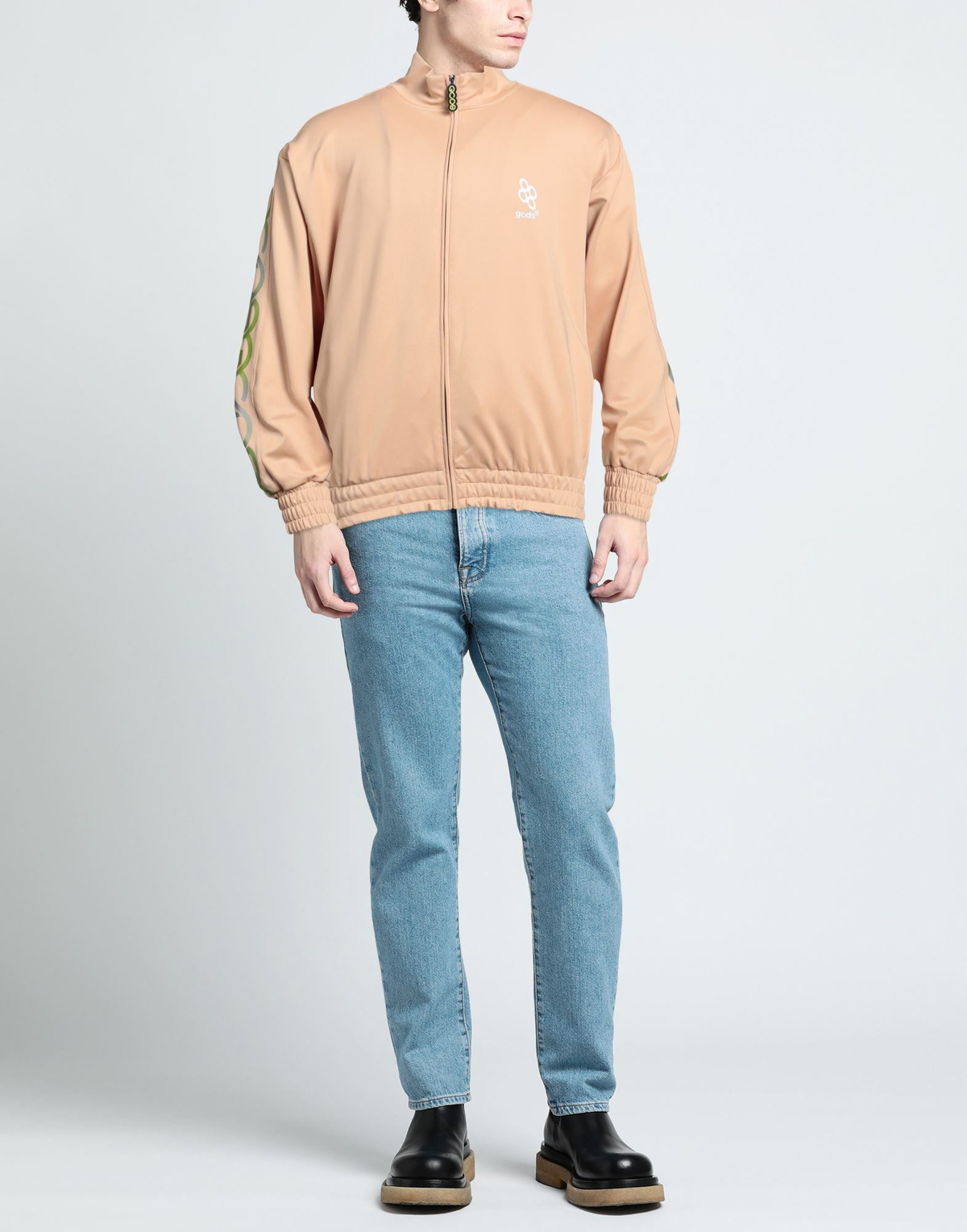 Gcds Mens Sweatshirt in Beige