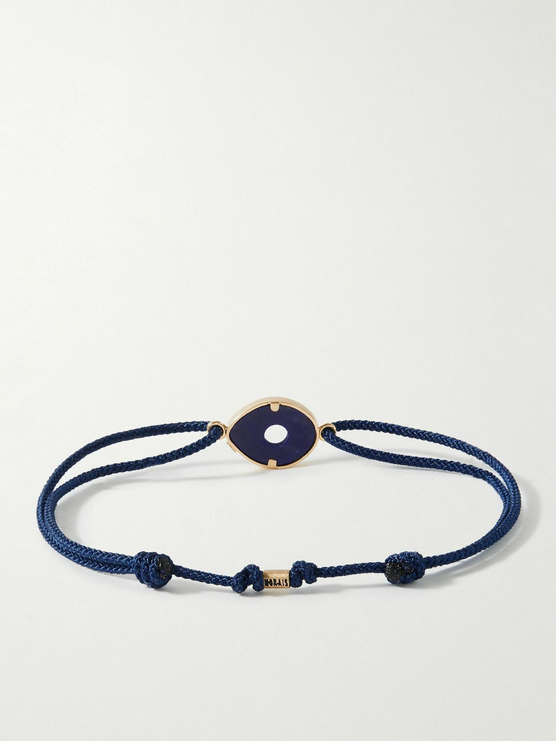 Luis Morais - Gold, Lapis Lazuli and Cord Bracelet