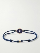 Luis Morais - Gold, Lapis Lazuli and Cord Bracelet