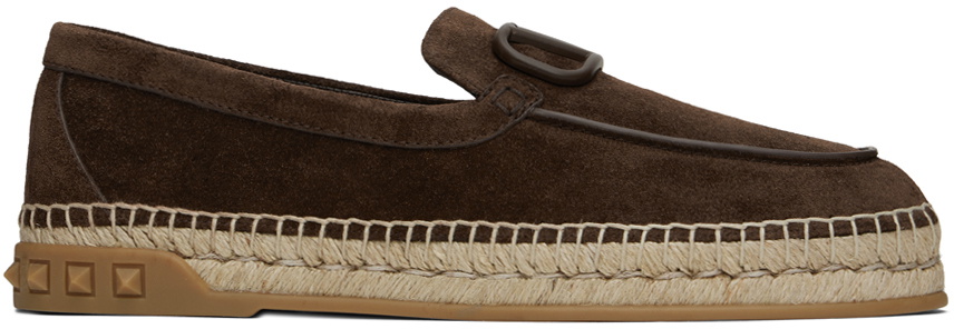 Valentino Garavani Brown Leisure Flows Espadrilles
