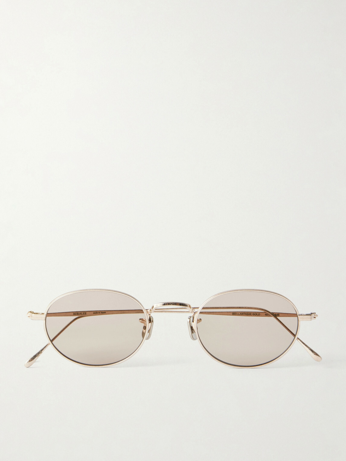Auralee - Eyevan Round-Frame Titanium Sunglasses