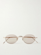 Auralee - Eyevan Round-Frame Titanium Sunglasses