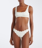 Marysia Mini Palm Springs scalloped bikini top
