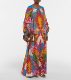 Etro - Printed cotton and silk kaftan